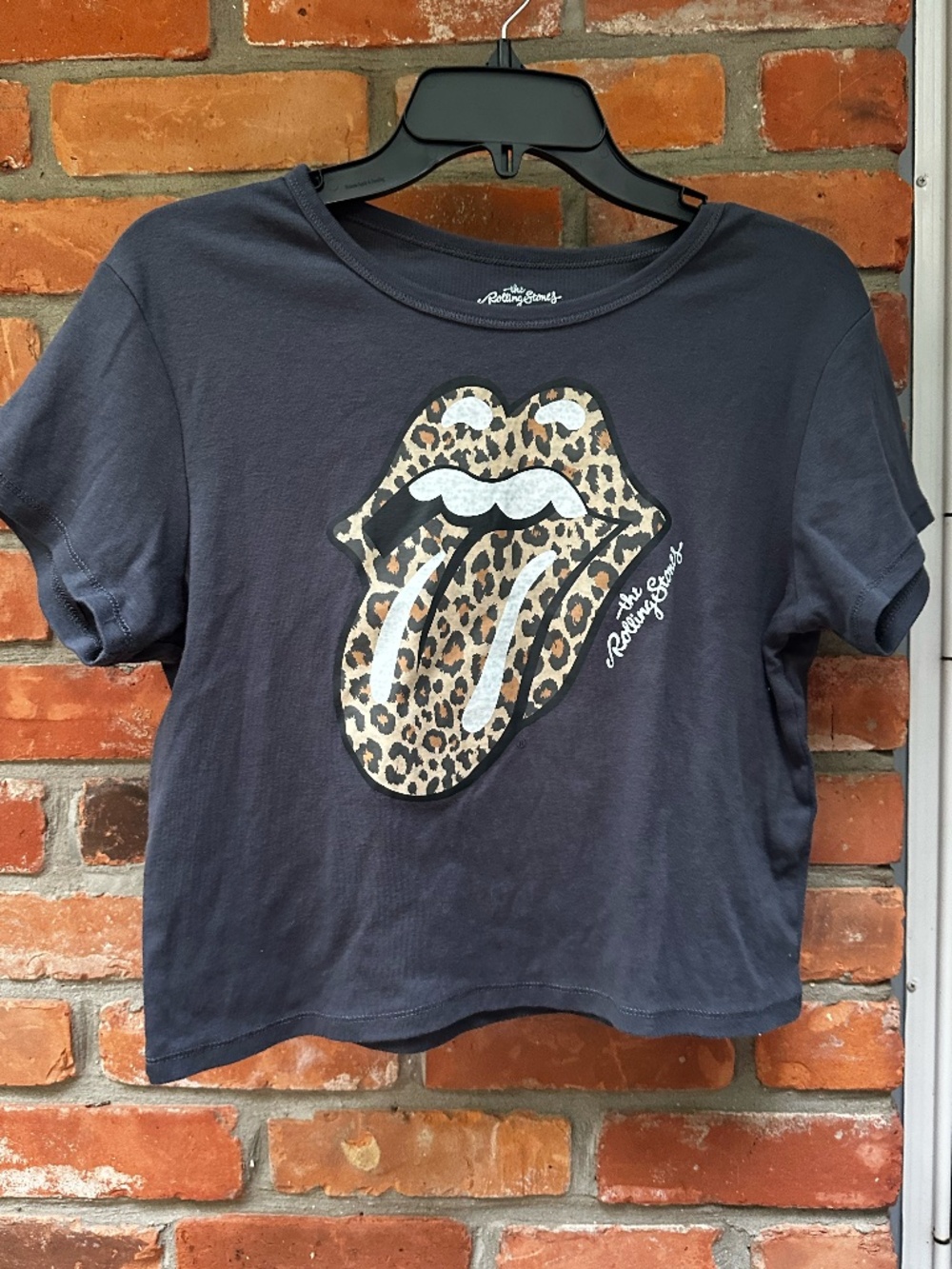 Rolling Stones Cropped T-Shirt Girls 16/18